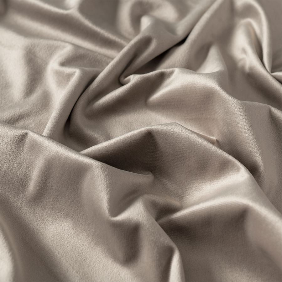 VELVI Zasłona gotowa na przelotkach, szerokość 140 x wysokość 250cm, kolor 017 szaro-beżowy VELVI0