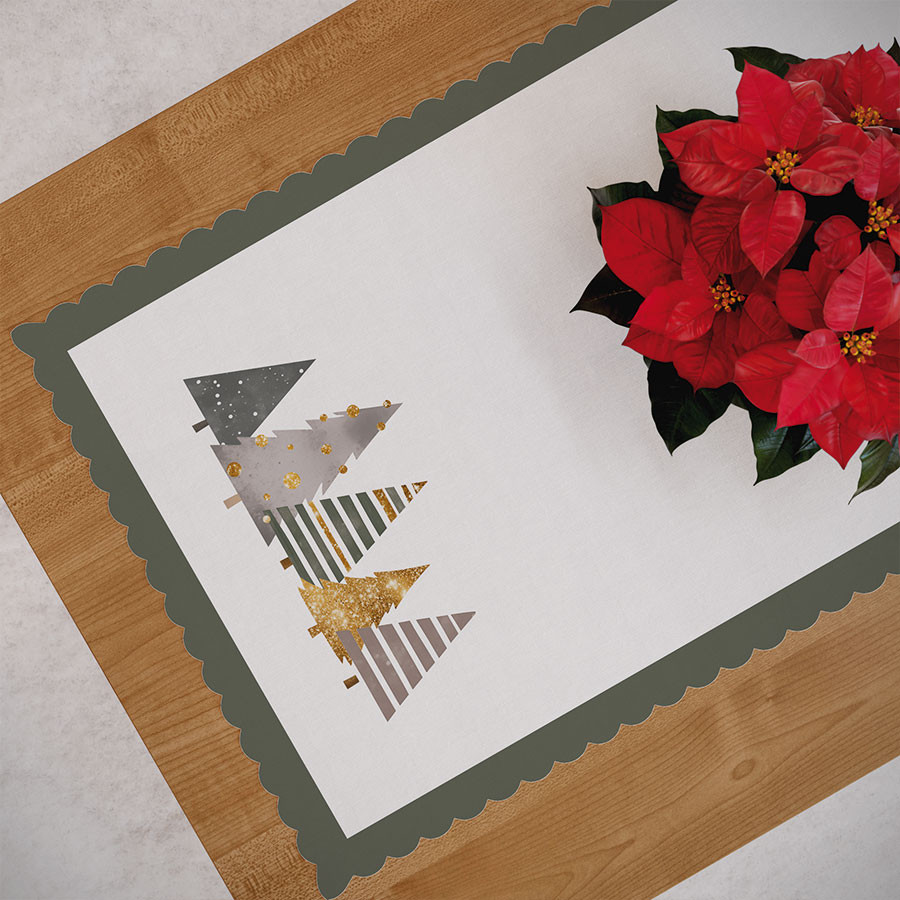 PASTELOWE CHOINKI Bieżnik NINA WODOODPORNA, 50x100cm, kolor 009 wielokolorowy (do wyczerpania zapasu) PBN271