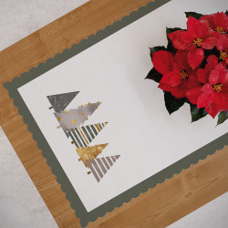 PASTELOWE CHOINKI Bieżnik NINA WODOODPORNA, 50x100cm, kolor 009 wielokolorowy (do wyczerpania zapasu) PBN271