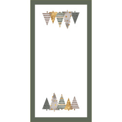 PASTELOWE CHOINKI Bieżnik NINA WODOODPORNA, 50x100cm, kolor 009 wielokolorowy (do wyczerpania zapasu) PBN271