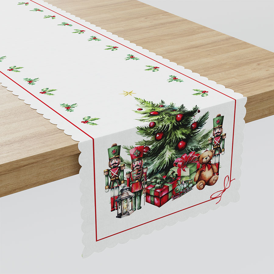 ŚWIĄTECZNE PREZENTY Bieżnik NINA WODOODPORNA, 38x180cm, kolor 009 wielokolorowy (do wyczerpania zapasu) PBN282