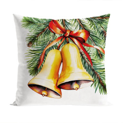 DZWONECZKI Poduszka z wypełnieniem silikonowym dwustronna MICROFIBRA, 40x40cm, kolor 009 wielokolorowy (do wyczerpania zapasu)