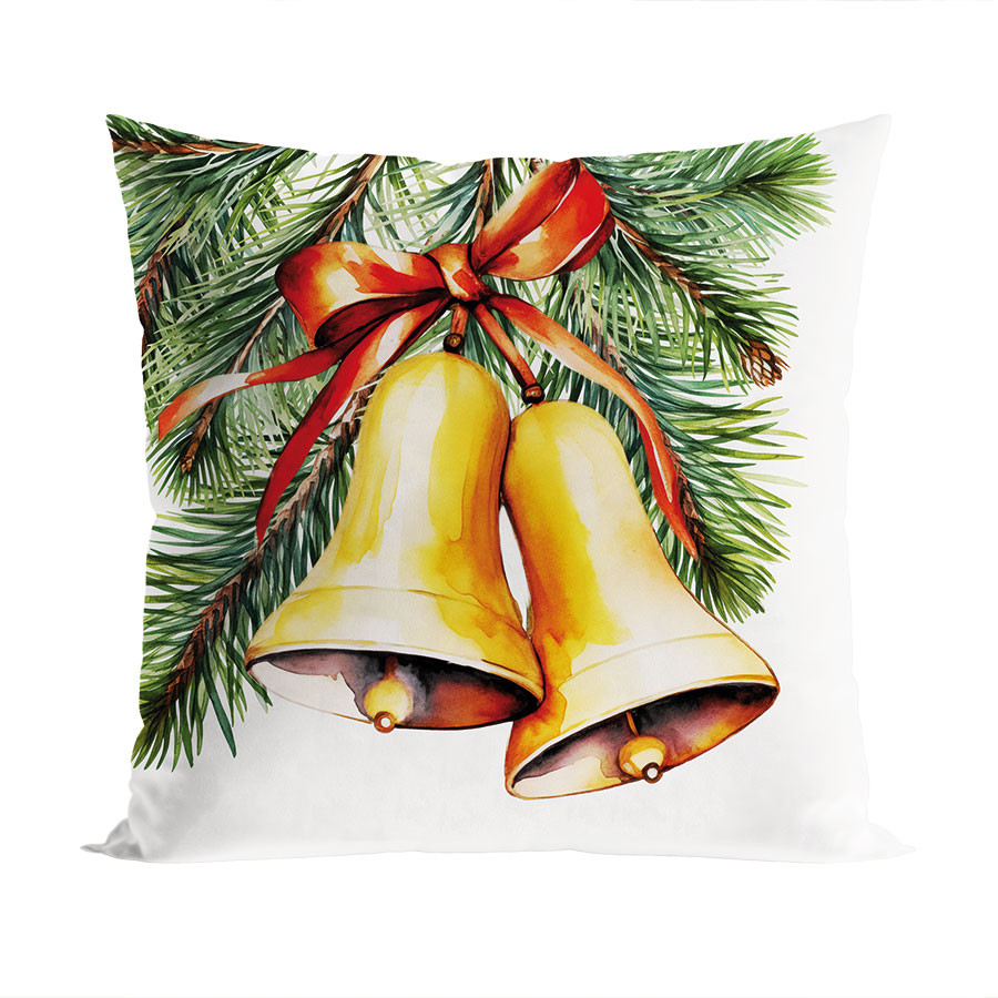 DZWONECZKI Poduszka z wypełnieniem silikonowym dwustronna MICROFIBRA, 40x40cm, kolor 009 wielokolorowy (do wyczerpania zapasu)