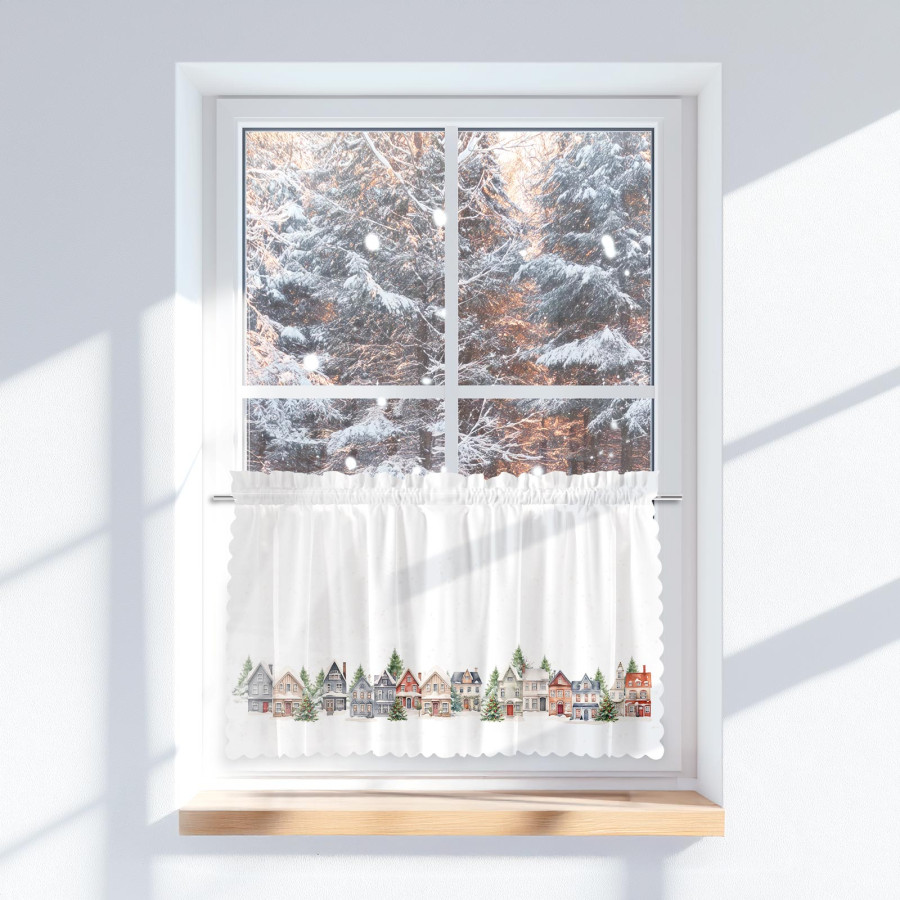 ZIMOWE MIASTECZKO Zazdrostka Microfibra, szerokość 100 x wysokość 40cm, kolor 009 wielokolorowy PBN266