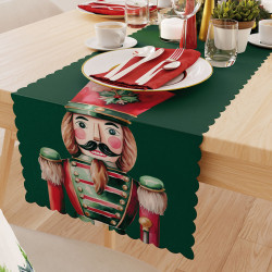 DZIADKI DO ORZECHÓW Bieżnik NINA WODOODPORNA, 38x160cm, kolor 002 zielony (do wyczerpania zapasu) PBN279