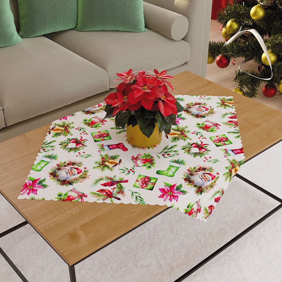 ŚWIĄTECZNY MIX Serweta NINA WODOODPORNA, 79x79cm, kolor 009 wielokolorowy (do wyczerpania zapasu) PBN277