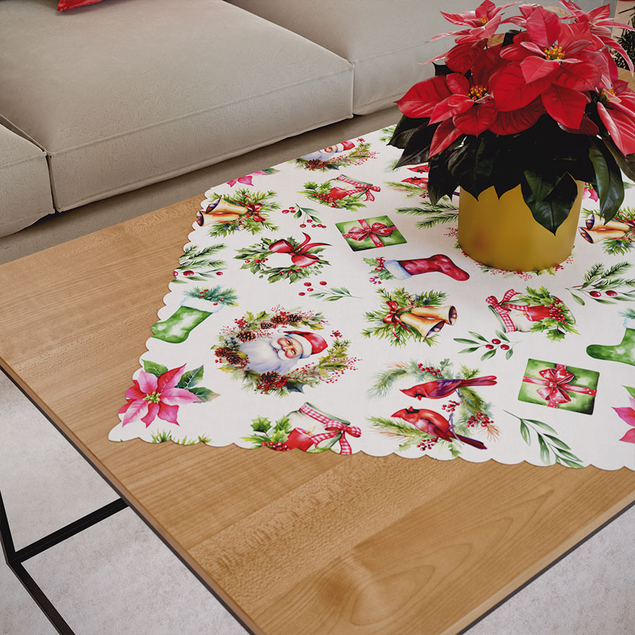 ŚWIĄTECZNY MIX Serweta NINA WODOODPORNA, 79x79cm, kolor 009 wielokolorowy (do wyczerpania zapasu) PBN277