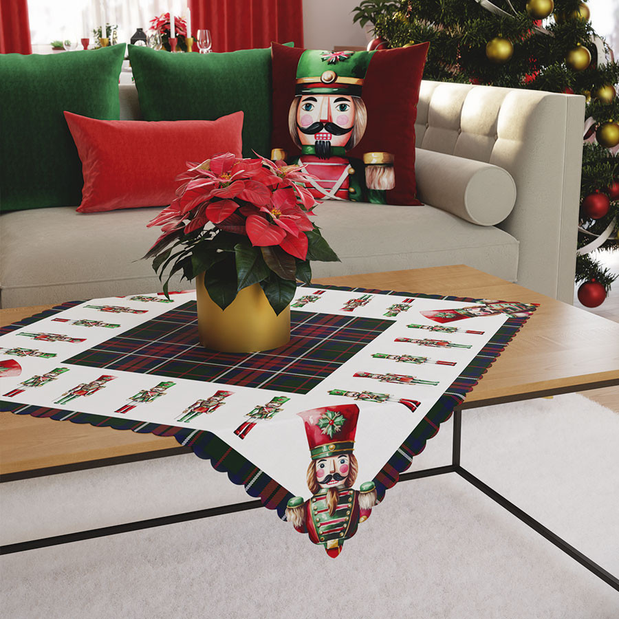 DZIADKI DO ORZECHÓW Serweta NINA WODOODPORNA, 79x79cm, kolor 002 zielony (do wyczerpania zapasu) PBN279