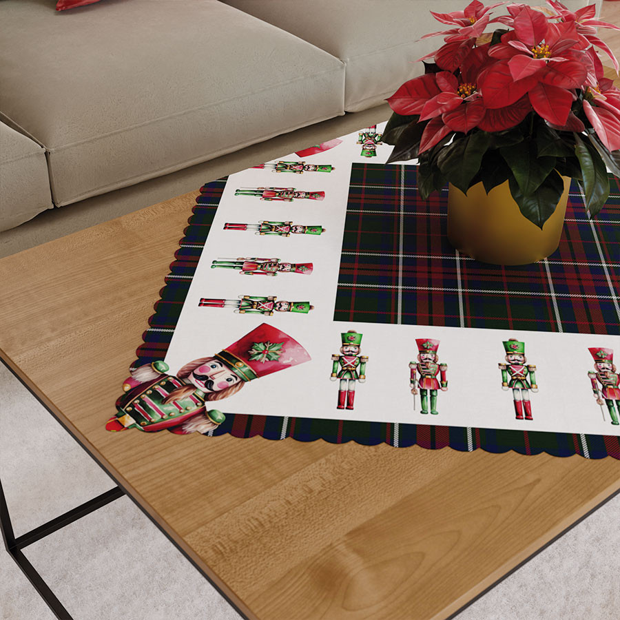 DZIADKI DO ORZECHÓW Serweta NINA WODOODPORNA, 79x79cm, kolor 002 zielony (do wyczerpania zapasu) PBN279