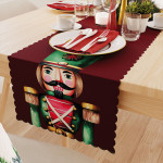 DZIADKI DO ORZECHÓW Bieżnik NINA WODOODPORNA, 38x160cm, kolor 003 czerwony (do wyczerpania zapasu) PBN279