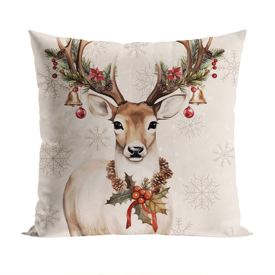 VINTAGE JELONEK Poszewka dekoracyjna VELVET, 40x40cm, kolor 004 beżowy PBN288