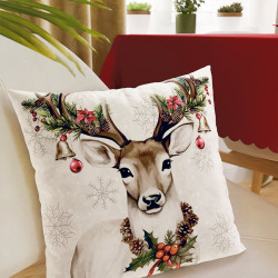 VINTAGE JELONEK Poszewka dekoracyjna VELVET, 40x40cm, kolor 004 beżowy PBN288