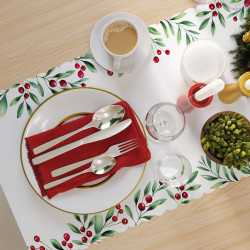 ZIMOWE MIASTECZKO Bieżnik NINA WODOODPORNA, 38x160cm, kolor 009 wielokolorowy PBN266