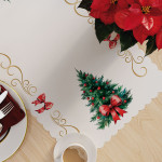 CHOINKA Z KOKARDĄ Bieżnik NINA WODOODPORNA, 50x100cm, kolor 009 wielokolorowy (do wyczerpania zapasu) PBN285