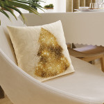 BROKATOWA CHOINKA Poszewka dekoracyjna VELVET, 40x40cm, kolor 004 beżowy PBN287