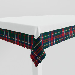 SZKOTI Obrus NINA WODOODPORNA, 140x220cm, kolor 002 zielony (do wyczerpania zapasu) P00031