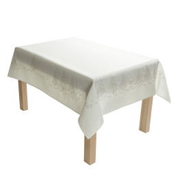 ŚWIĄTECZNY BLASK Obrus, szerokość 140cm x wysokość 220cm, kolor 001 biały 615800