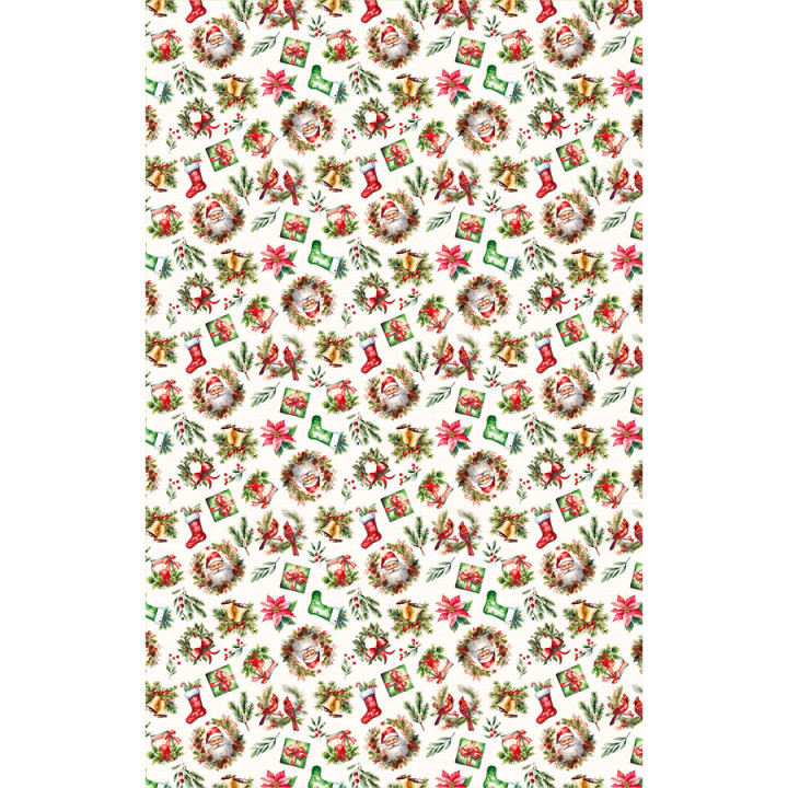 ŚWIĄTECZNY MIX Obrus NINA WODOODPORNA, 140x220cm, kolor 009 wielokolorowy (do wyczerpania zapasu) PBN277