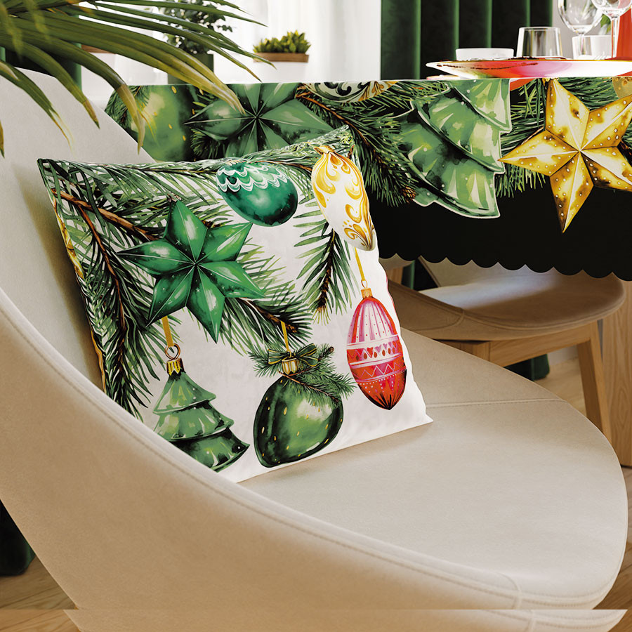 BOMBKI Poszewka dekoracyjna VELVET, 40x40cm, kolor 009 wielokolorowy (do wyczerpania zapasu) PBN274