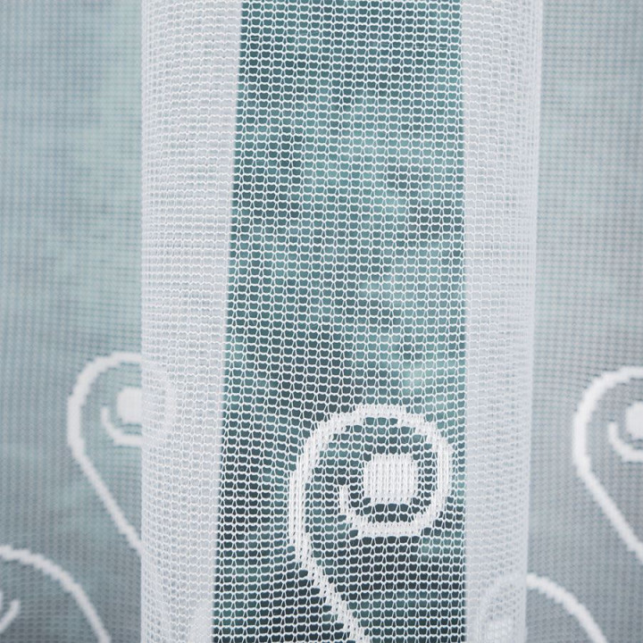KASJANA · firanka gotowa · biała · klasyczny wzór · 400x160