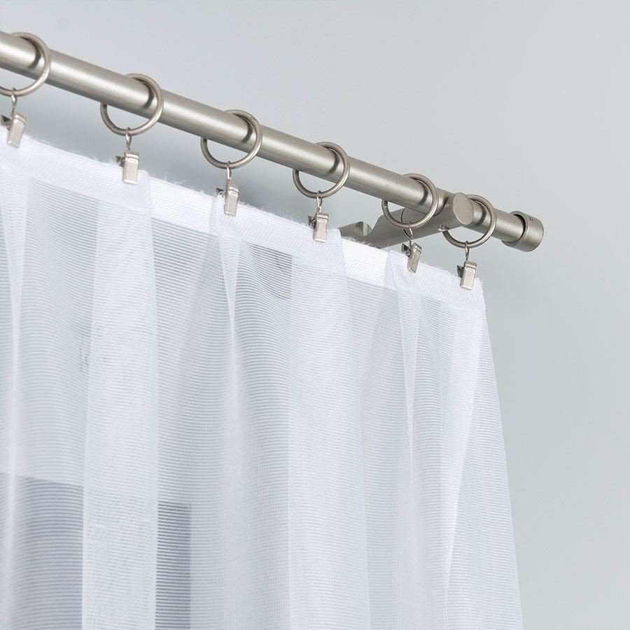 DANIELA · firanka gotowa z podcięciem · biała · klasyczny wzór · 300x170