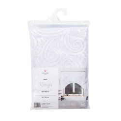 KINGA Firanka żakardowa gotowa, szerokość 330 x wysokość 160cm, kolor 001 biały