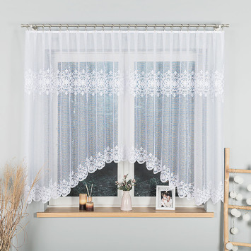 Firanki gotowe żakardowe