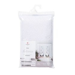 MELANIA Firanka żakardowa gotowa, szerokość 500 x wysokość 160cm, kolor 001 biały