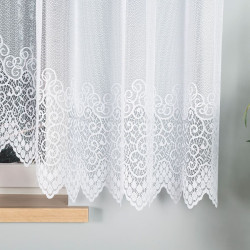 VIOLETTA Firanka żakardowa gotowa, szerokość 500 x wysokość 160cm, kolor 001 biały