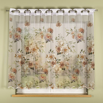 Firanki gotowe żakardowe