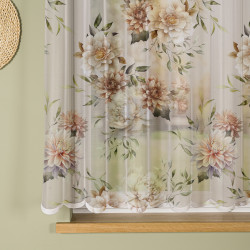 MANILA Firanka żakardowa gotowa na prosto 023456, szerokość 250 x wysokość 160cm, kolor 001 biały (do wyczerpania zapasu)