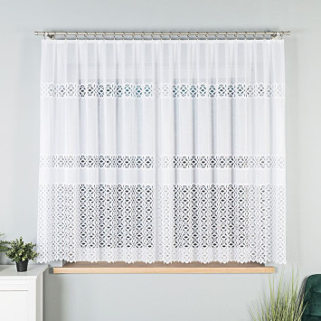 Firanki gotowe żakardowe