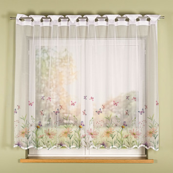 Firanki gotowe żakardowe