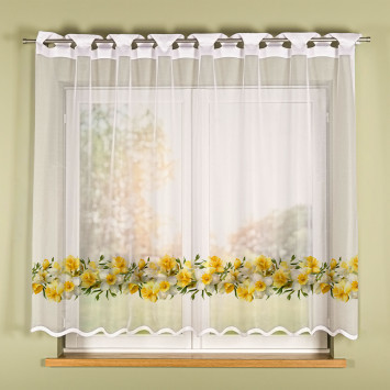 Firanki gotowe żakardowe