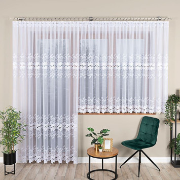 Firanki gotowe żakardowe