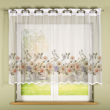 Firanki gotowe żakardowe