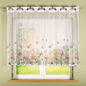 Firanki gotowe żakardowe