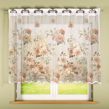 Firanki gotowe żakardowe