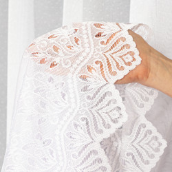 JAGODA Firanka żakardowa gotowa, szerokość 400 x wysokość 160cm, kolor 001 biały