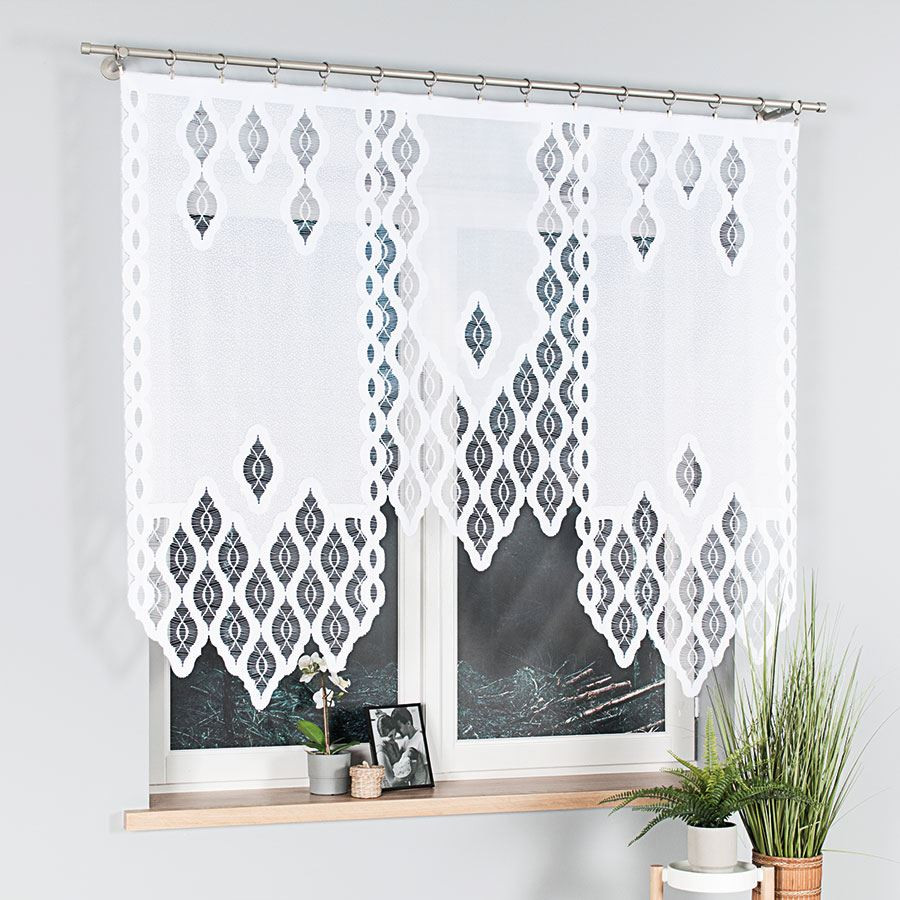OTTO Panel żakardowy gotowy, szerokość 160 x wysokość 140cm, kolor 001 biały