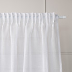 ETAMINA Firana gotowa na taśmie, szerokość 300 x wysokość 250cm, kolor 001 biały