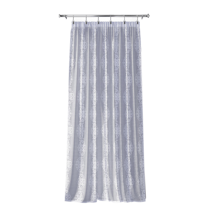 EMBER Firana gotowa na taśmie, szerokość 140cm x wysokość 250cm, kolor 001 biały