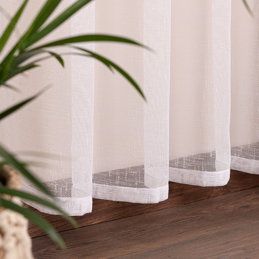 INEZ Firanka gotowa, szerokość 145 x wysokość 245cm, kolor 001 biały