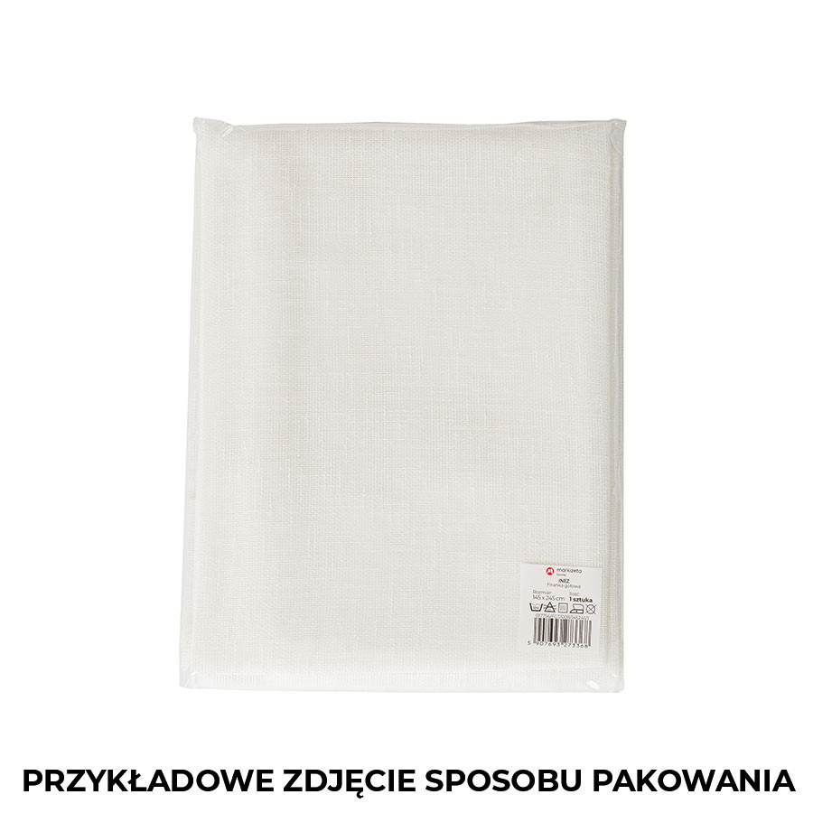 INEZ Firanka gotowa, szerokość 145 x wysokość 245cm, kolor 001 biały
