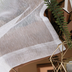 Firana gotowa na taśmie, 300x250 cm, kolor 001 biały