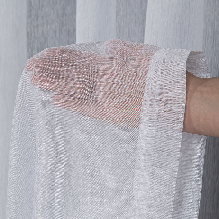 Firana gotowa na taśmie, 300x250 cm, kolor 001 biały