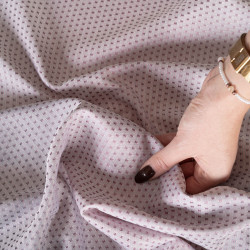 ARINA Zasłona gotowa na taśmie, szerokość 145 x wysokość 245cm, kolor 008 szaroróżowy