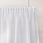 ETAMINA Firana gotowa na taśmie, szerokość 300 x wysokość 230cm, kolor 001 biały