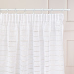 Firana gotowa na taśmie, szerokość 300cm x wysokość 250cm, kolor 001 biały