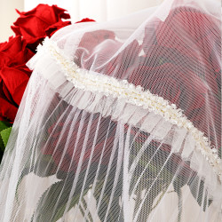 ORENA Firana gotowa na przelotkach, szerokość 140cm x wysokość 250cm, kolor 001 biały